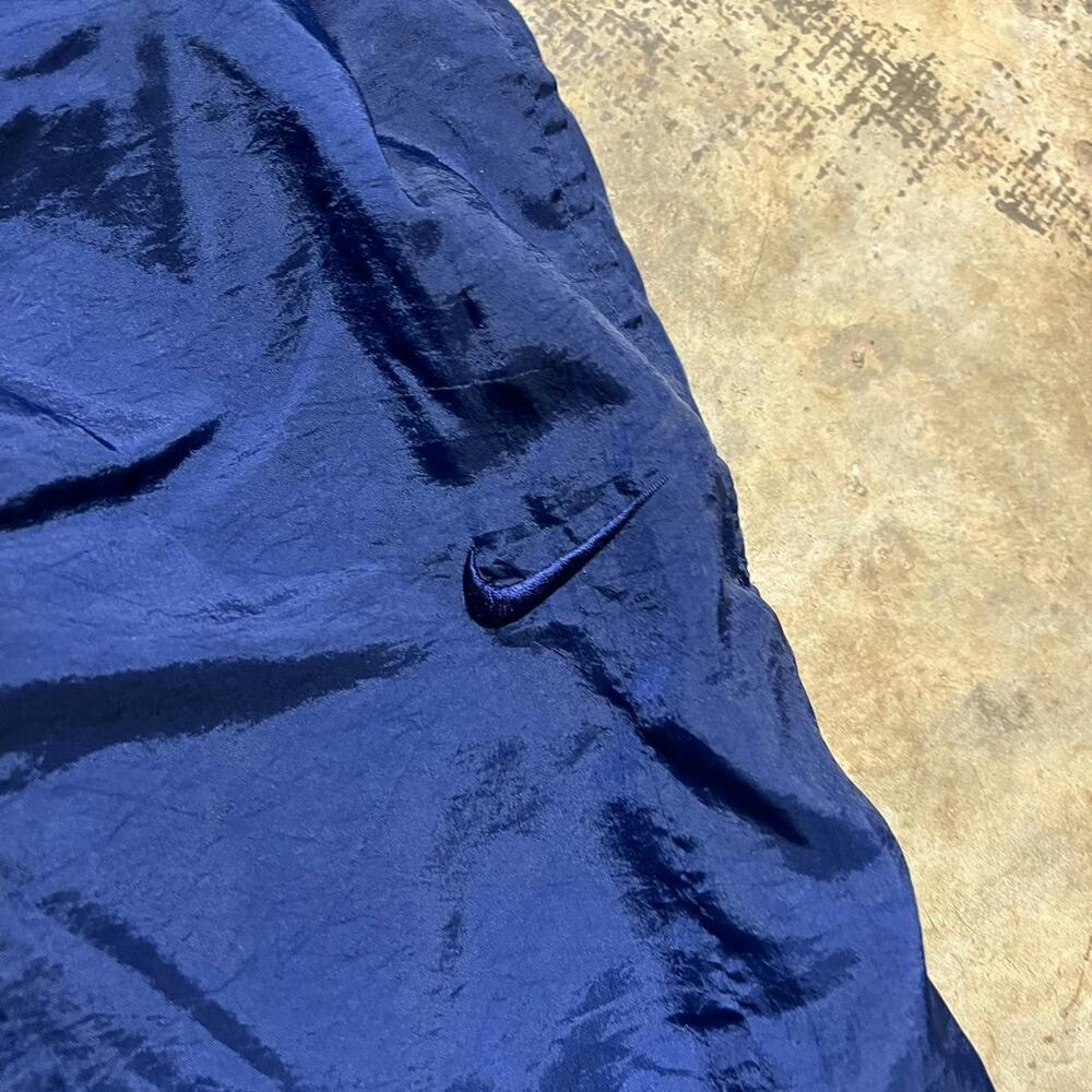 Vintage 90s Nike Blue Windbreaker Sweatpants - image 2